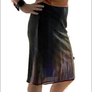 Rare! Vivienne Tam 90s mesh skirt